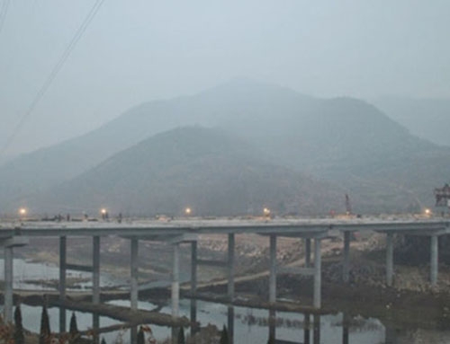 混凝土外加劑產品在內鄧高速第一標橋梁應用